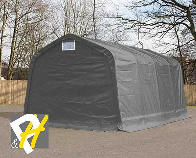 Гараж за автомобил 3,30х6 м Навес за двор PVC 500 g/m2