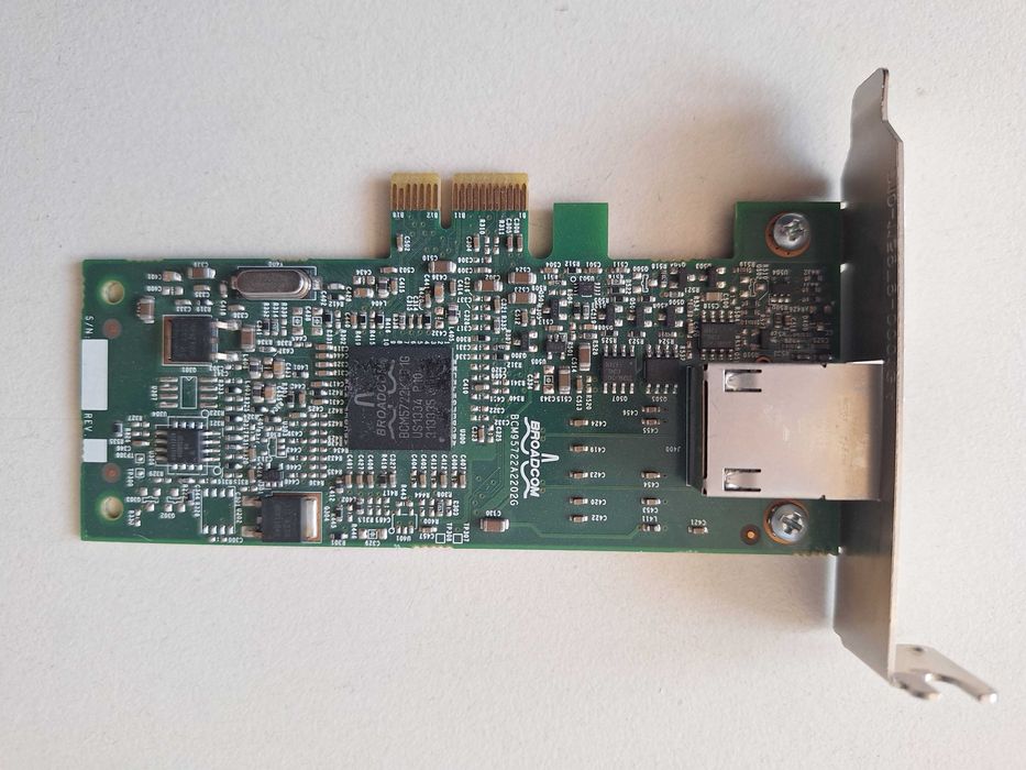 Placă rețea Dell Broadcom 5722 Gigabit PCIe low profile 0C71KJ RJ45