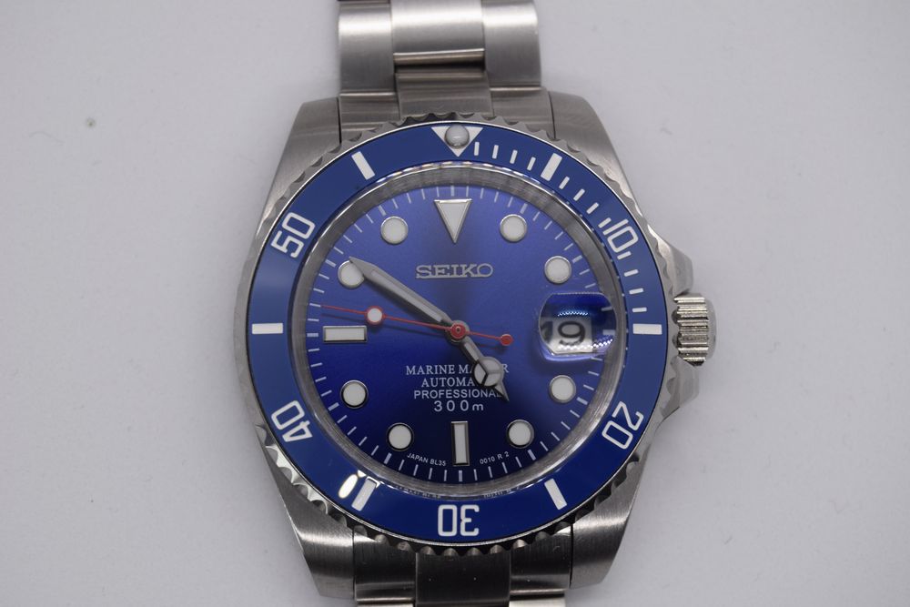 Seiko Mod Часовник (Смърф)