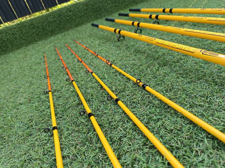 SET 4 Lansete Feeder 3.0m Pro Fl Dual Force  200 gr . + 4 Mulinete