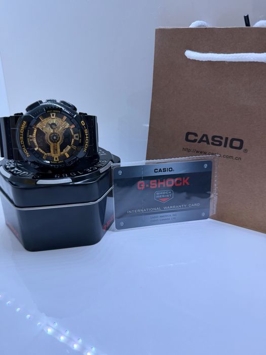 Casio G-Shock GA-110GB-1A Black & Gold- Full Box, Original