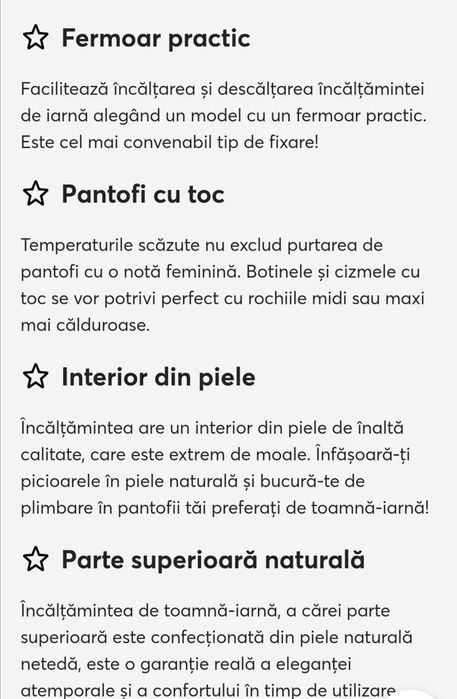 Botine Nessi negre din piele naturala, mărime 38, noi