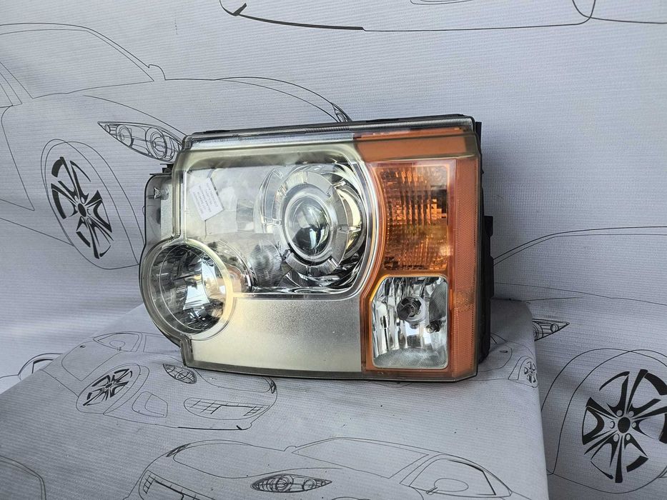 Far Stanga Uk Xenon Bi-Xenon Afs Land Rover Discovery 3 2007 / 2005-2009 Cod OEM XBC500112 (5C2)