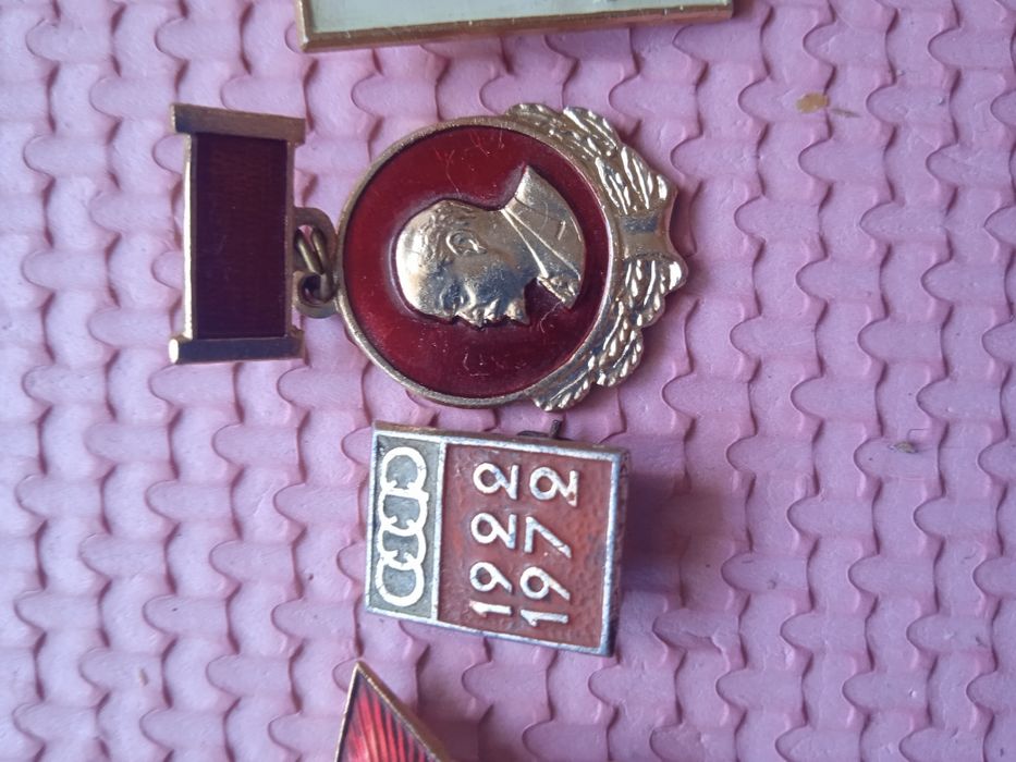 Значки СССР Москва Ленин Оригинални.