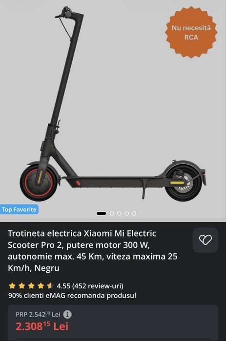 Trotineta electrica Xiaomi Mi Pro 2