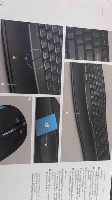 Клавиатура с мишка Microsoft Sculpt Comfort Desktop