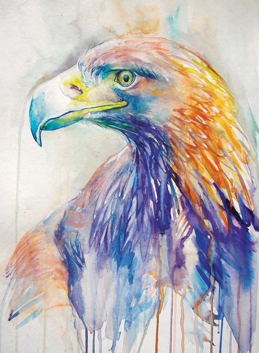 Оригинален авторски акварвелен портрет на хора и животни