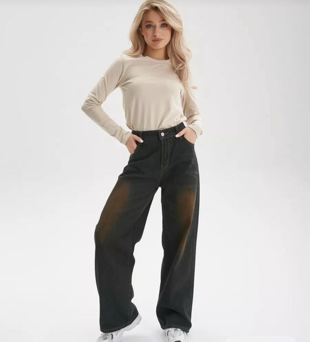 Джинсы клеш y2k новые