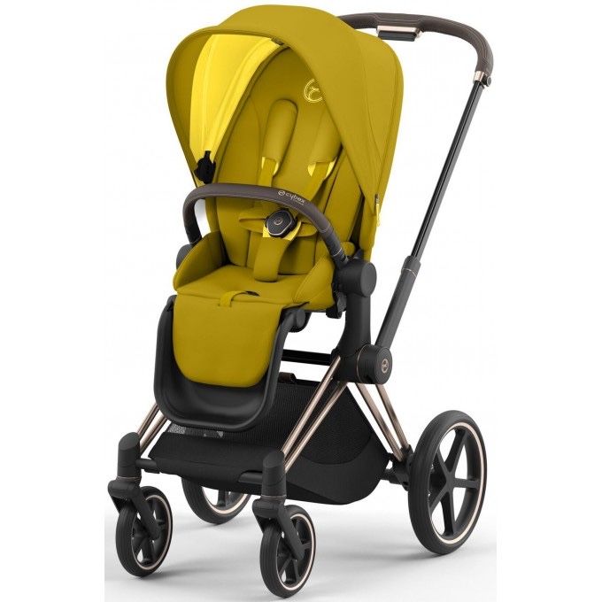 Детска количка Cybex priam 4 Lux Mustard yellow