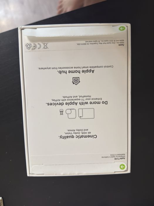 Apple TV 4K (3rd generation) Wi-Fi 64Gb Black 2022