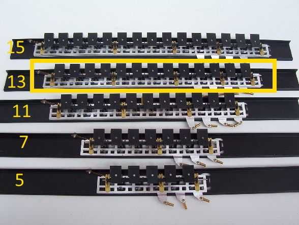 Vand mecanism registri 13 efecte acordeon  -  Italia