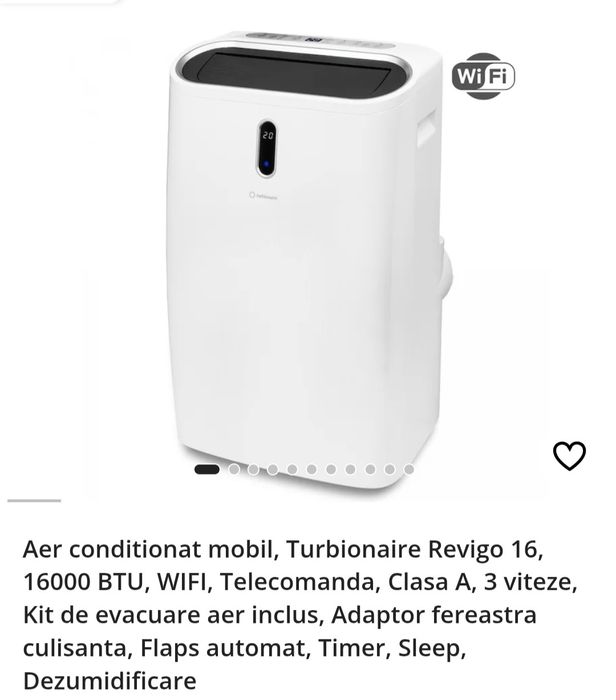 Aer conditionat mobil, Turbionaire Revigo 16, 16000 BTU