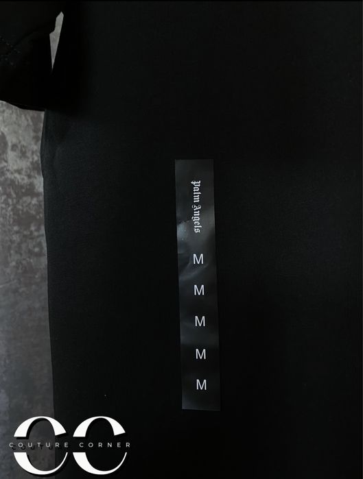 Tricou Palm Angels • Calitate TOP • Oversize Glittered Logo • Cod QR