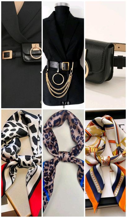 Чанта колан фишу шал кърпа синджир