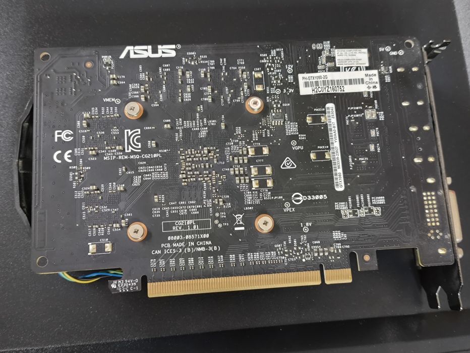 Видеокарта ASUS Phoenix GeForce GTX 1050 2GB