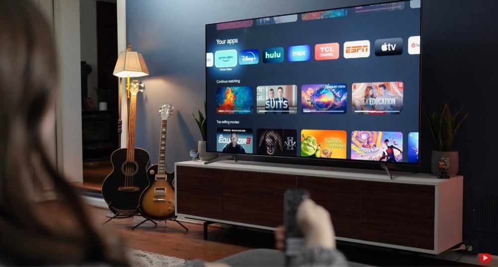 Телевизор TCL 55/65 (60Hz 120Hz 144Hz) Qled/4K Led Доставка бесплатно