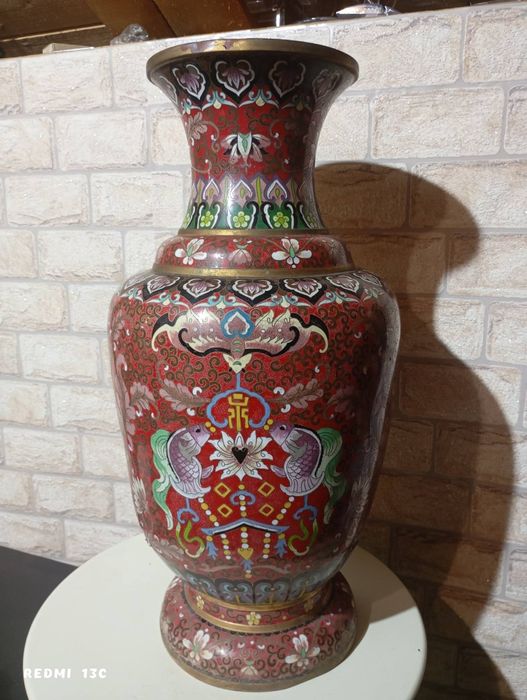 Старинна ваза клоазоне!