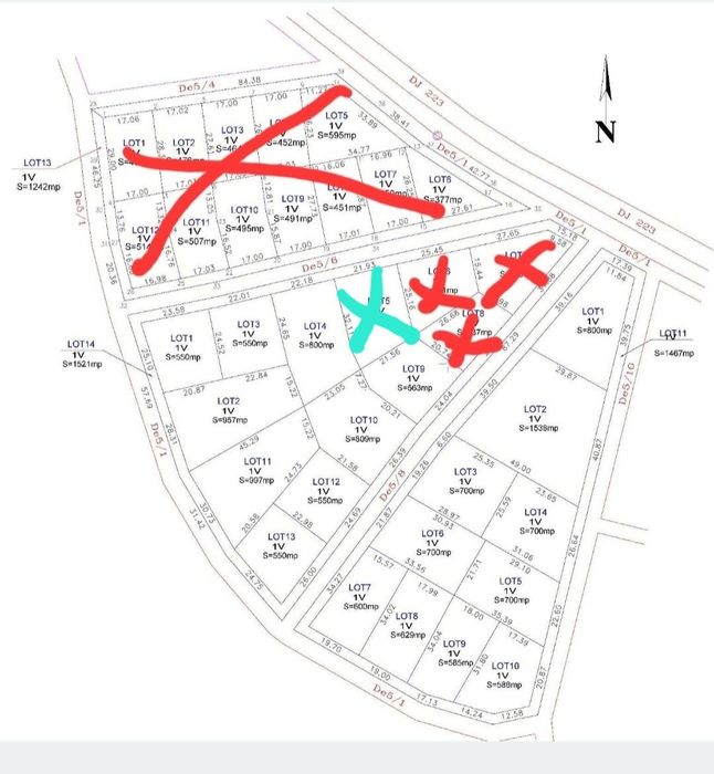 Parcele teren intravilan 438-30.000 mp