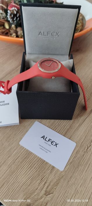 Дамски спортен швейцарски часовник Alfex