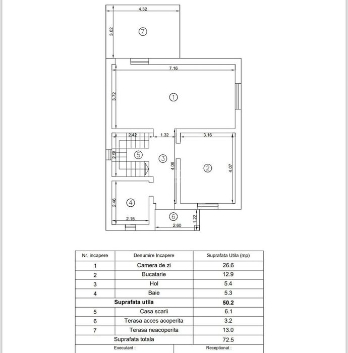 Casa individuala cu 4 camere si teren 550mp2 COMISION 0%