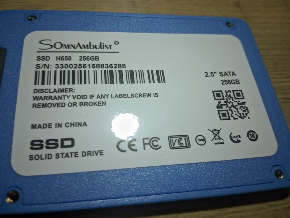 Накопитель SSD на 256гб