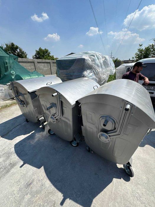 Мусорный бак 1100л Оценковка и Метал