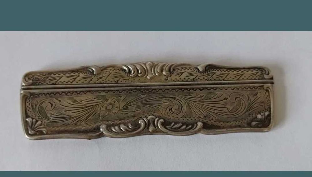 Pieptane vintage argint masiv, 800