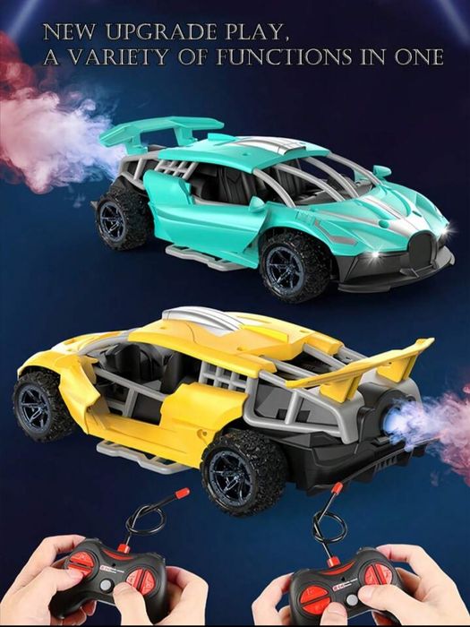 Най-новата кола с дистанционно управление с функция за пръскане,