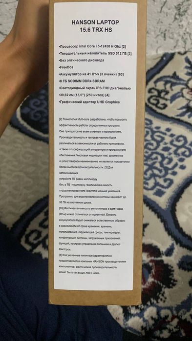 Model: Hanson. Core I 5. 12450H.