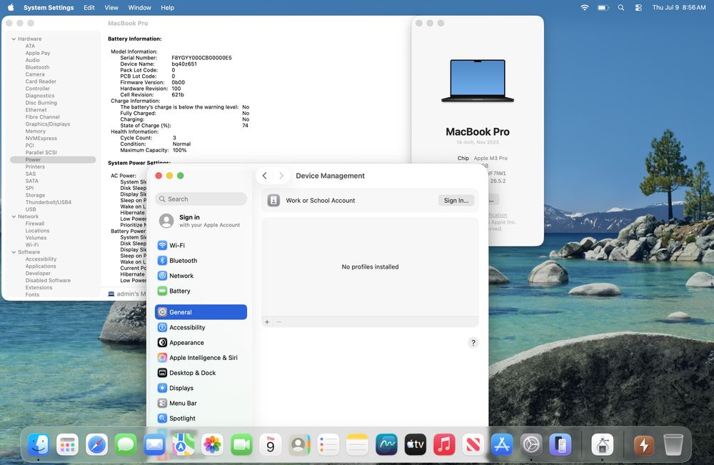 100%/3 цикл 2023 Apple MacBook Pro 14-дюйм M3 Pro Chip LL/A сотилади