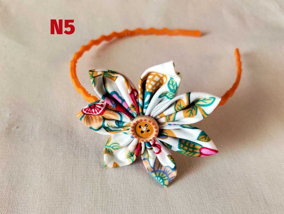 Диадема с цвете, ръчна изработка