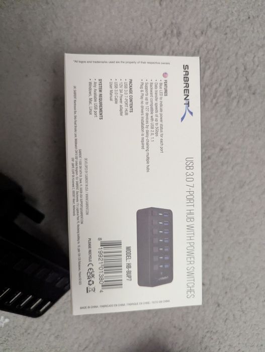 SABRENT , Hub SUB 7 porturi