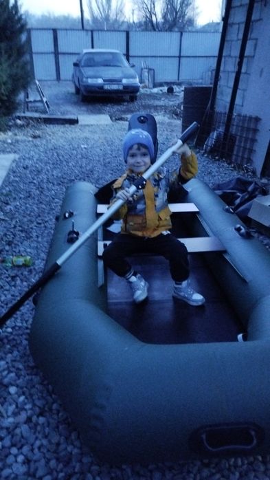 Лодка ПВХ с мотором