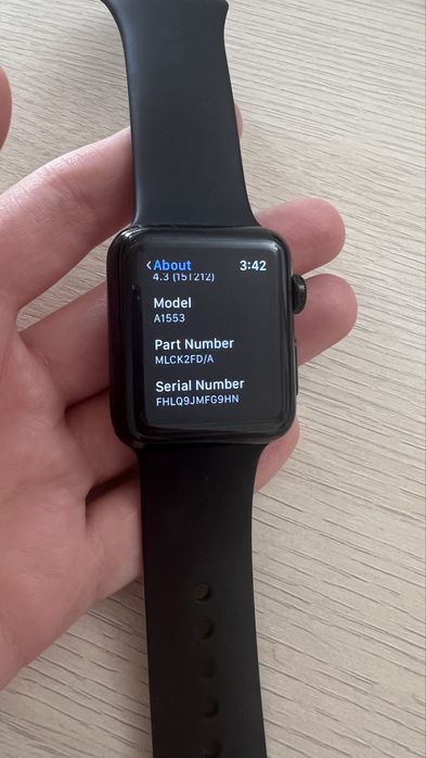 Apple watch 38MM S/M