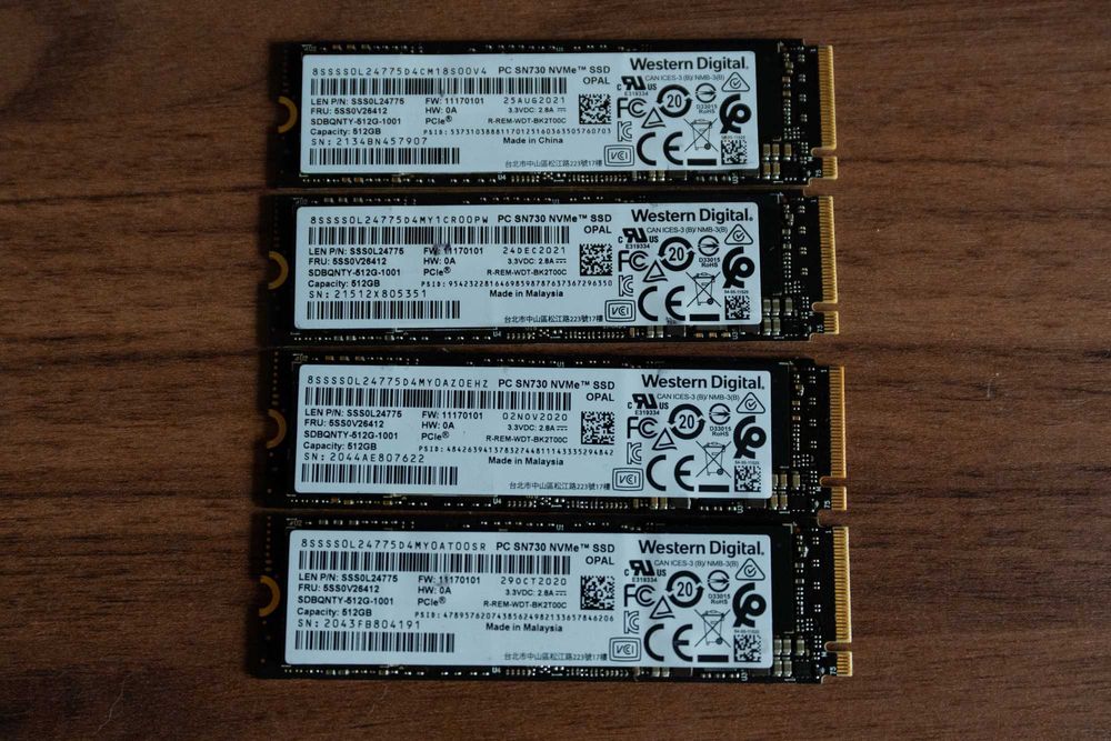 SSD NVMe 512GB WD SN730 M.2