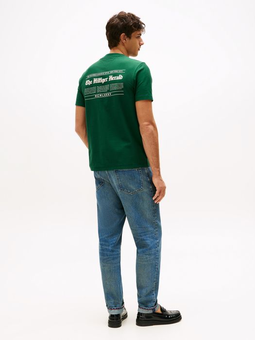 Tommy Hilfiger - Back Logo  Jersey Crew Neck T-Shirt  - НОВА размер Л / Оригинал