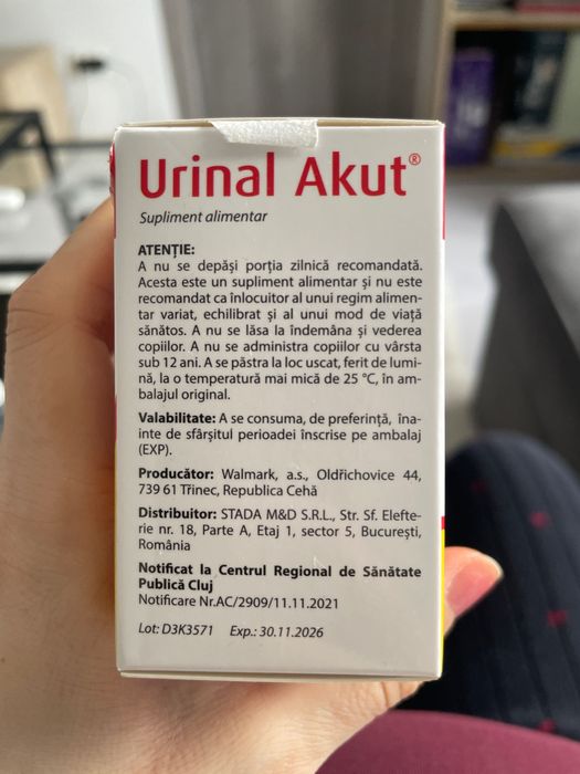 Urinal Akut 2 cutii