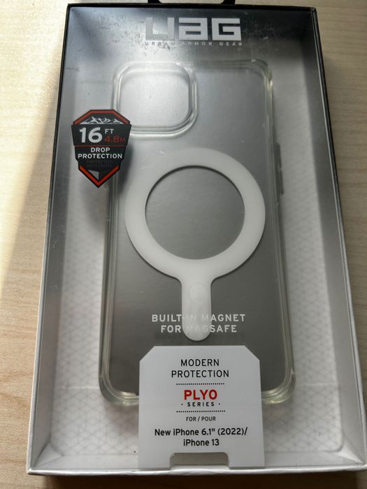 Чехол UAG для iPhone 13 с Magsafe прозрачный (оригинал)