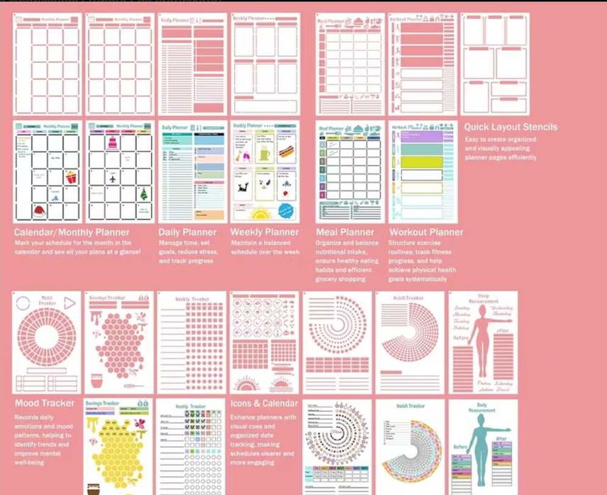 Стилен органайзер А5 с много вложки и подаръци
