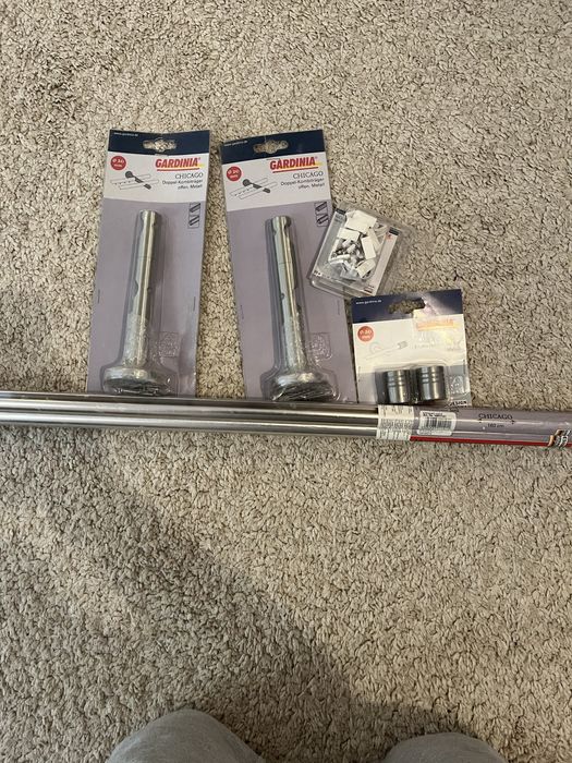 Galerie draperii sina de 160 cm metal profil culisare