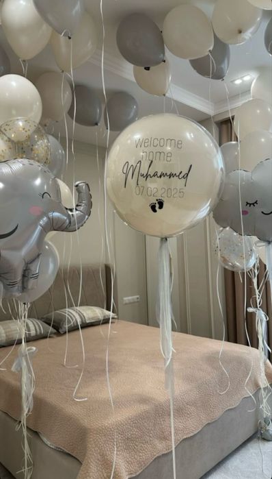 Гелиевые шарики оформление шарами