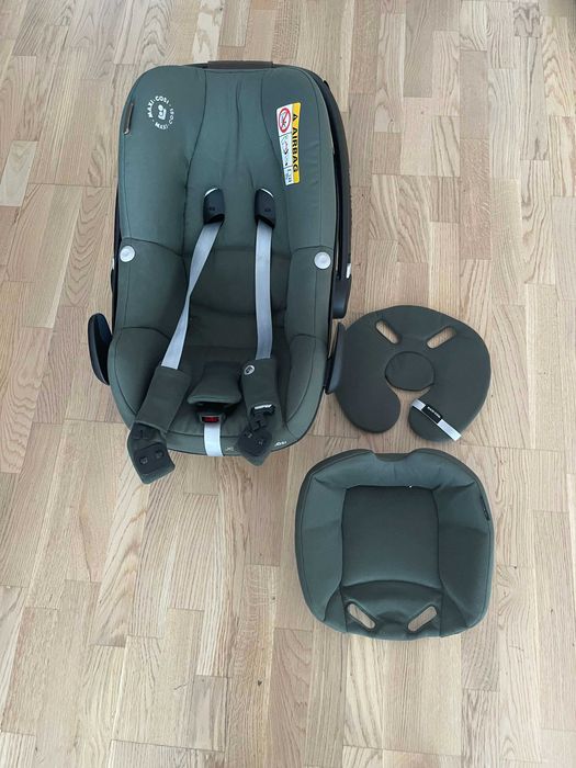Scoica Joolz x Maxi Cosi Pebble 360 + baza IsoFix, Essential Green