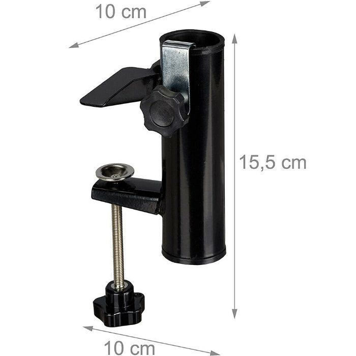 Suport fixare Ø19-38mm Umbrela Parasolar la orice suprafata Nou ambat!