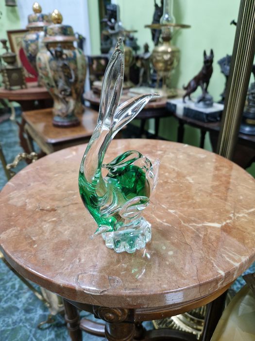 Прекрасна антикварна италианска колекционерска фигура Murano