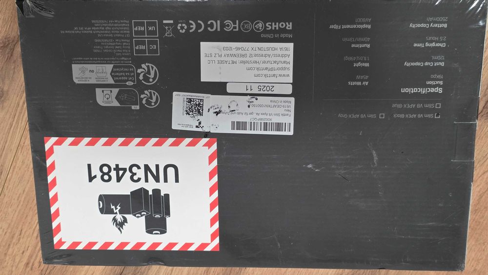 Прахосмукачка за кола Fanttik Slim V8 Apex