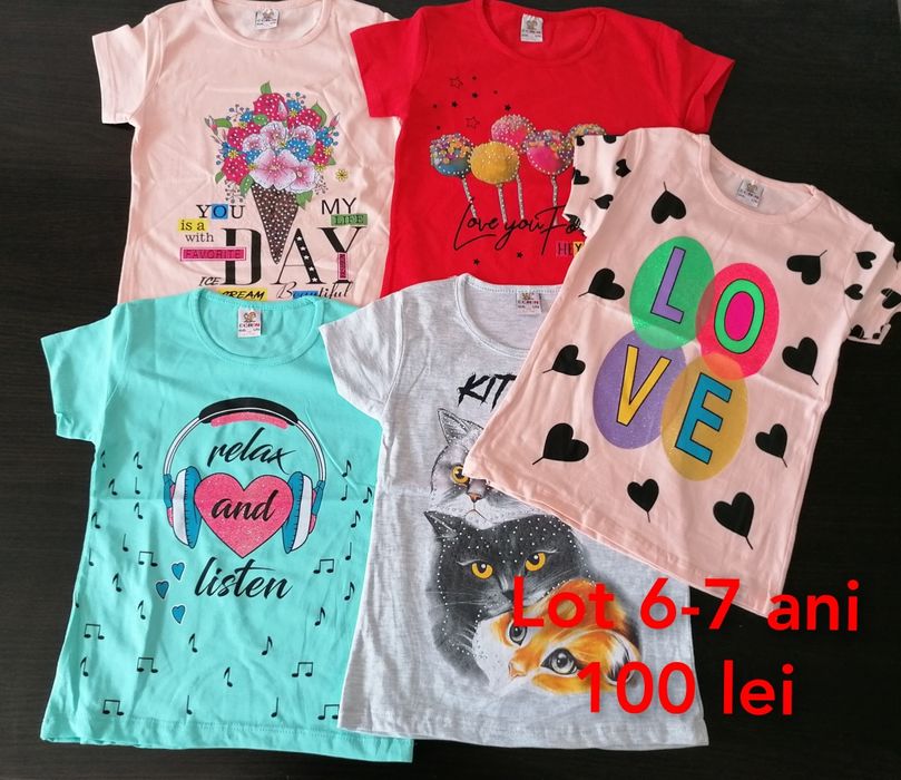Vând lot de 5 tricouri noi