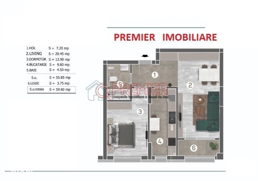 Apartament la Super Oferta Finalizat - Sector 4 - Grand Arena — fotografia 1