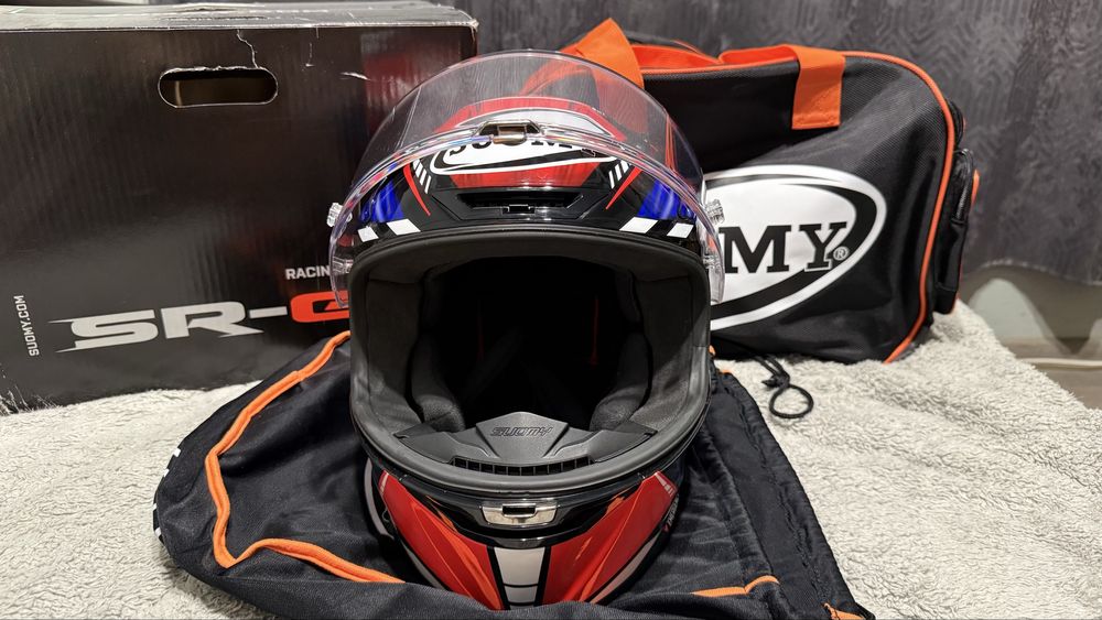 Suomy SR-GP Isle of Man – КАТО НОВА – Double D – Pinlock – Размер S