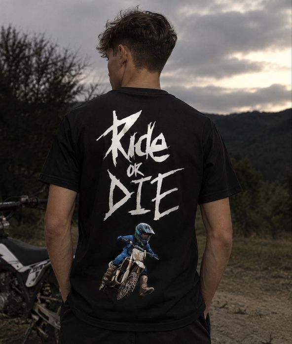 Тениска ride or die