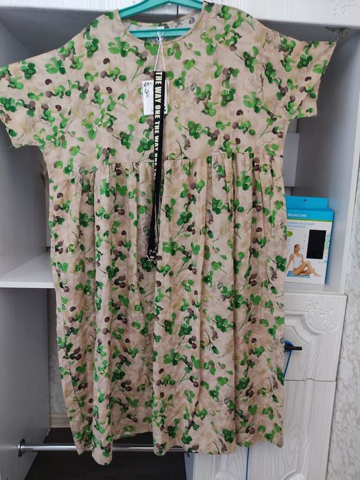 Платье хлопок большого размера